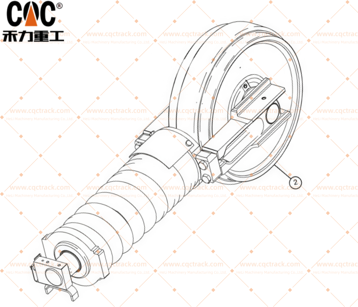 CAT330GC IDLER WHEEL ASSEMBLY