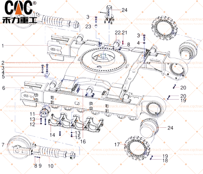 SY870 CHASSIS COMPONENTS