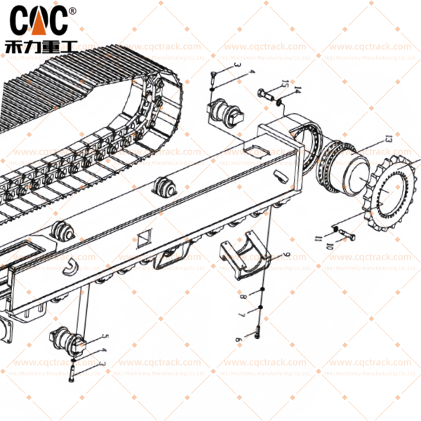 XCMG XR220D Chassis Component